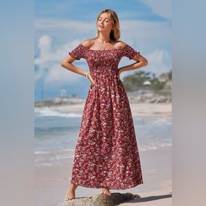 Floral maxi dress